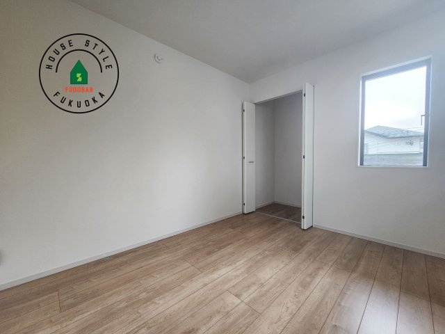 糟屋郡篠栗町和田2丁目第2-2棟（1号棟）　の和室|将来的に、琉球畳を引きまして和室風にすることも可能です。