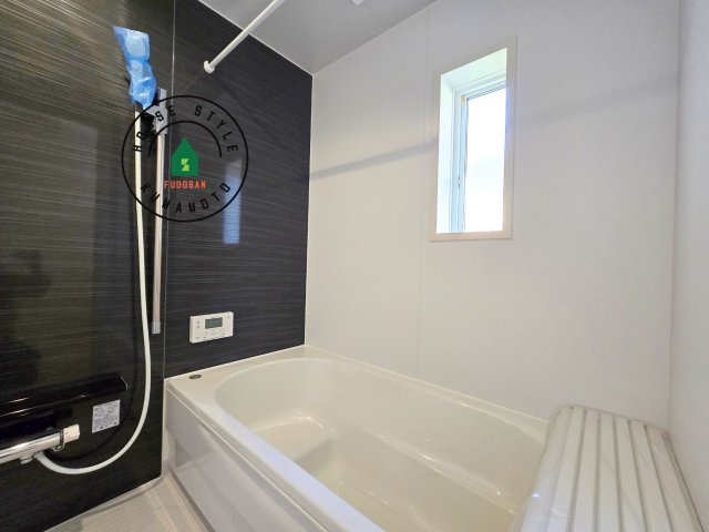 熊本市南区富合町大町第4-3棟（1号棟）の浴室|浴室は一日の疲れを癒す場所だから、家族みんながゆったりできる快適設計。追い炊き機能付きオートバス。安定した温度で、いつでも快適に入浴できます。