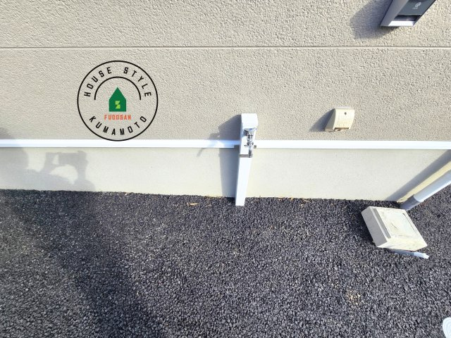 熊本市南区富合町大町第4-3棟（1号棟）のバルコニー|将来的にウッドデッキなど施工して、素敵なバルコニースペースを活用できます。