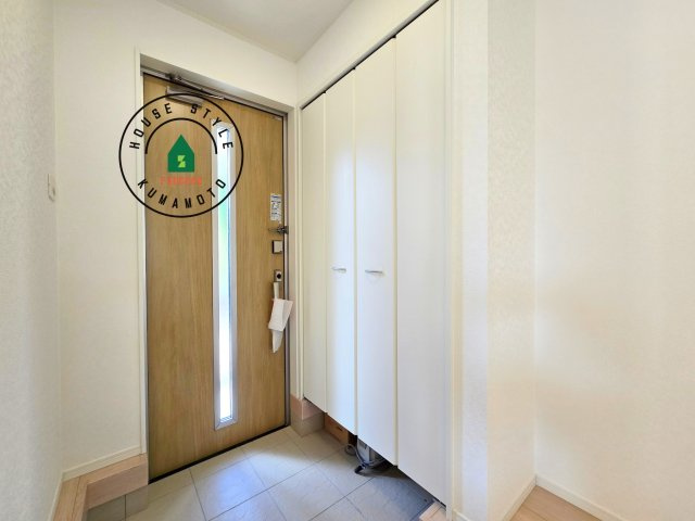 熊本市南区富合町大町第4-3棟（1号棟）の防犯設備|二重ロックでしっかり防犯対策ができます。