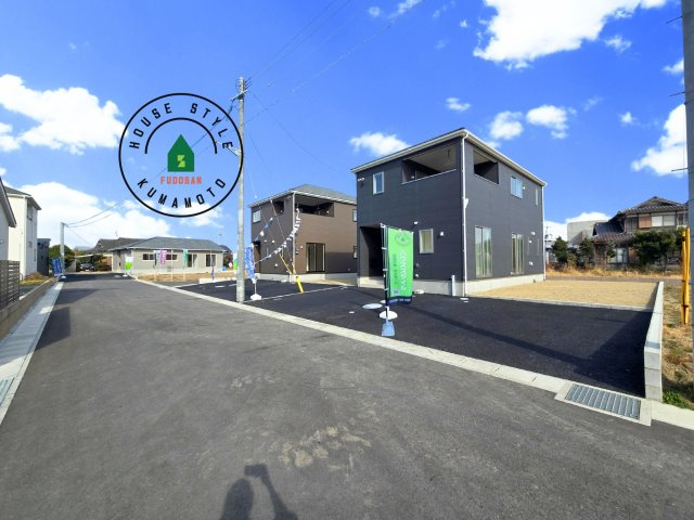 熊本市南区富合町大町第4-3棟（1号棟）の前面道路含む現地写真|見学の時間などお気軽にお問い合わせ下さい。