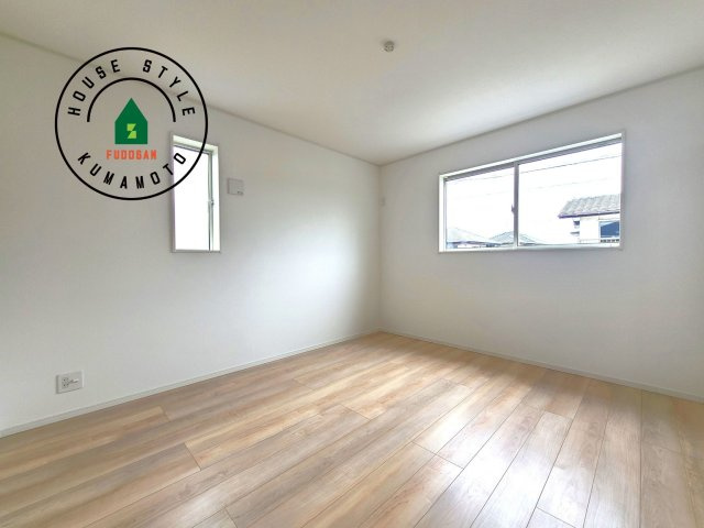 熊本市南区富合町大町第4-3棟（3号棟）の内観：施工例|主寝室です。