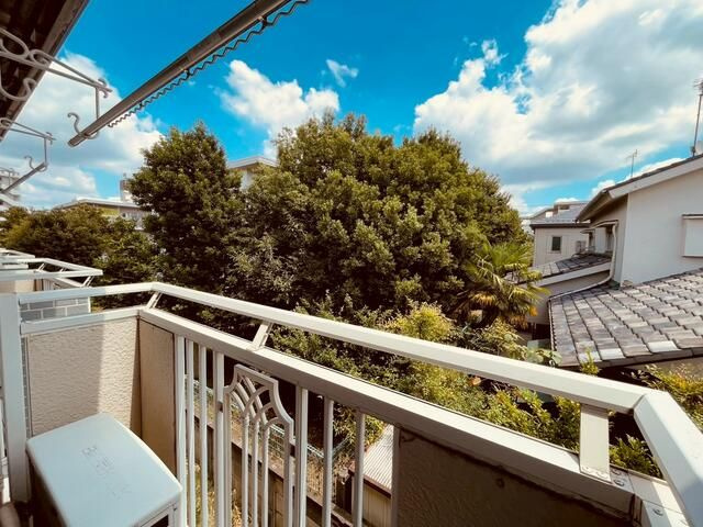 グリーンハイツのバルコニー