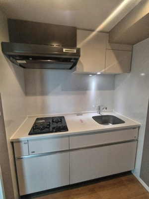 2口ガスコンロ付きキッチン