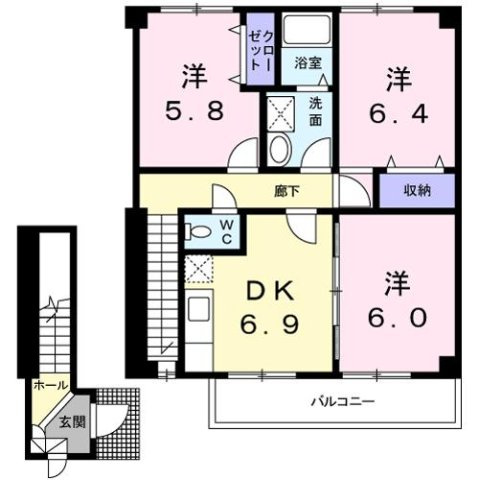 プルミエールの間取り