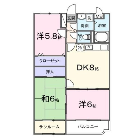 ユーミー堀川の間取り