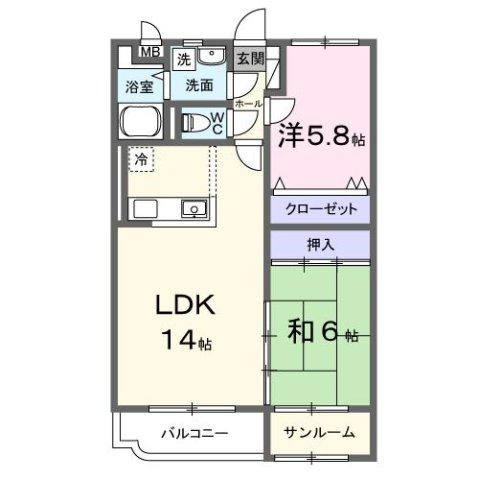 ユーミー堀川の間取り