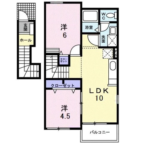 【間取り】 | サン・カンナＢ