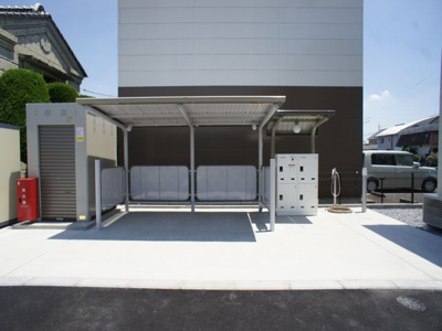【その他共用部分】 | プリムヴェール | 屋根付きの駐輪場があります♪