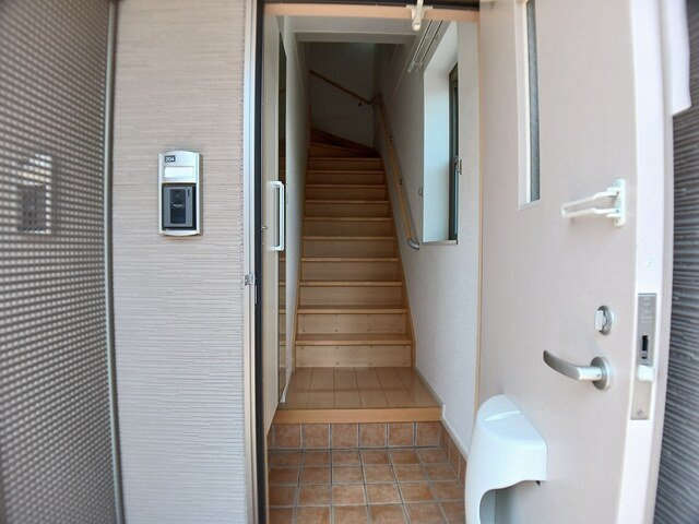 ミューズリーの玄関