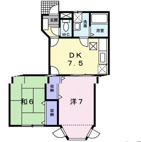 シャルマンⅡの間取り