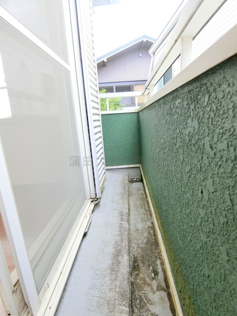 小澤メゾネットのバルコニー