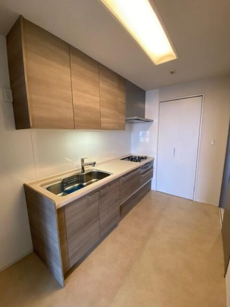 中央区日本橋箱崎町の賃貸マンションのキッチン