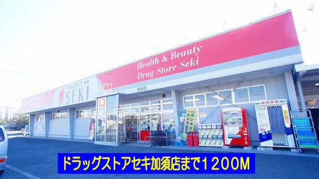プルミエールⅠの周辺|ドラッグストアセキ加須店まで1200m
