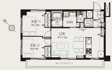 ライオンズマンション曳舟の間取り