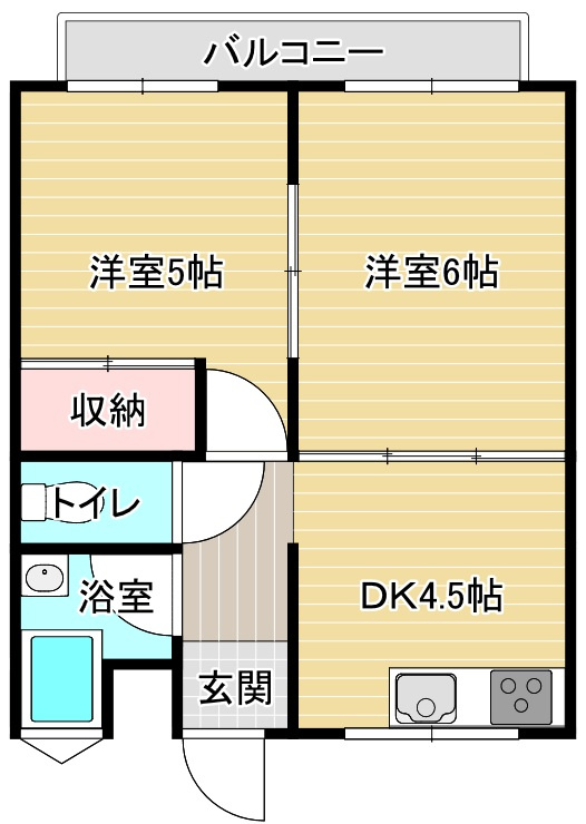 仁科レジデンスの間取り
