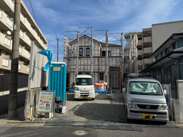 ーBloomーブルームー小倉南区横代北町1丁目3期　【小倉南区　新築戸建て】の外観|現地撮影　2025,12,23　ーBloomーブルームー小倉南区横代北町1丁目3期　【小倉南区　新築戸建て】