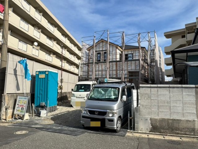 ーBloomーブルームー小倉南区横代北町1丁目3期　【小倉南区　新築戸建て】の外観|現地撮影　2025,12,23　ーBloomーブルームー小倉南区横代北町1丁目3期　【小倉南区　新築戸建て】