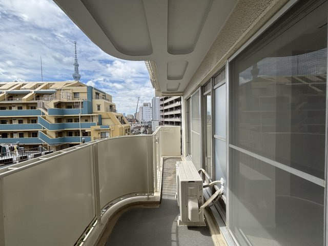 東向島サニーホームズのバルコニー