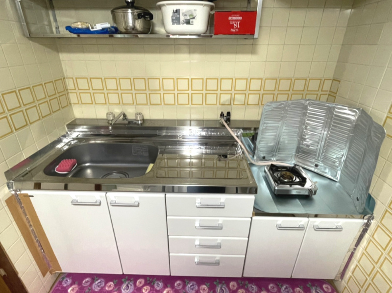 トーカンマンション新上橋第10のキッチン|2025年4月に新調したキッチンの様子です。