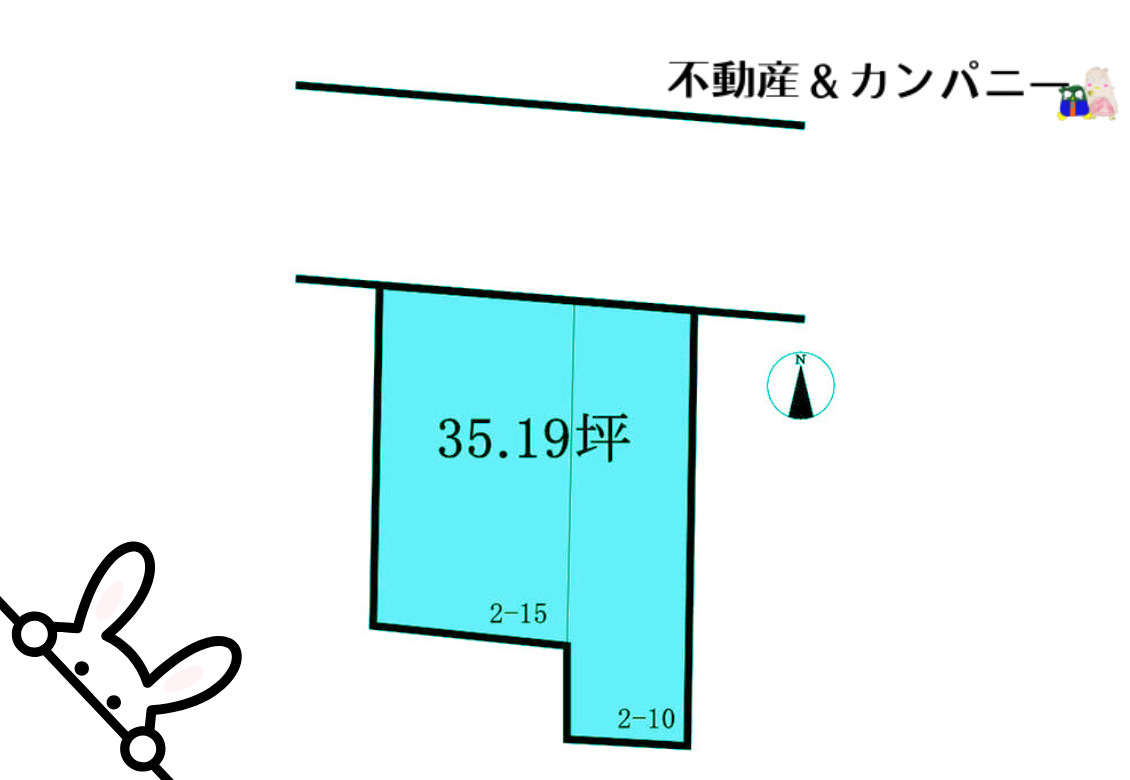松山市千舟町２丁目の売地の土地図