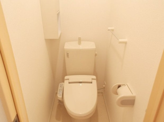 【トイレ】 | メゾン　ロングフィールド | 落ち着いたトイレです