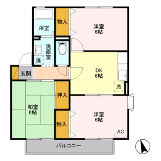 【間取り】 | ネオ・アヴァンセ五代壱番館