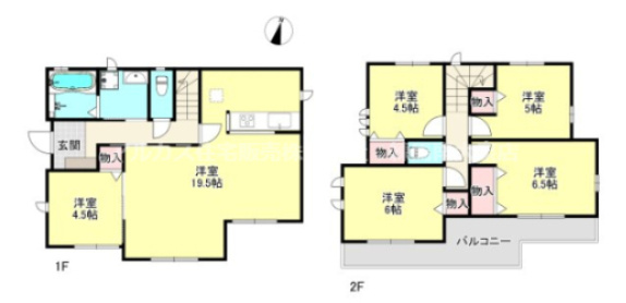 新座市栄3丁目　新築一戸建　西武池袋線　大泉学園の間取り