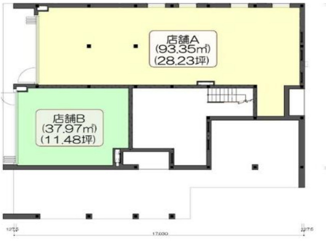 【間取り】 | 片瀬江ノ島駅5分 Pacific Coast 江ノ島 1階 28.23坪 パンケーキカフェ居抜き