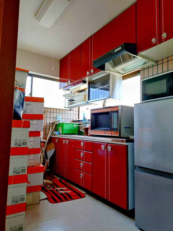 南部町阿賀中古戸建のその他共用部分|２階にキッチンが付いております。