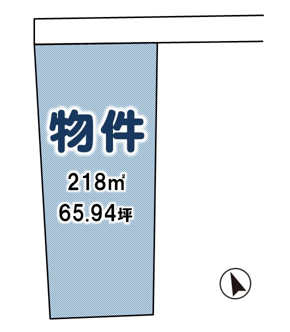 筑西市乙の土地図