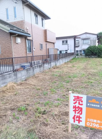 筑西市乙の外観|東側との境界部分（2025年10月撮影）