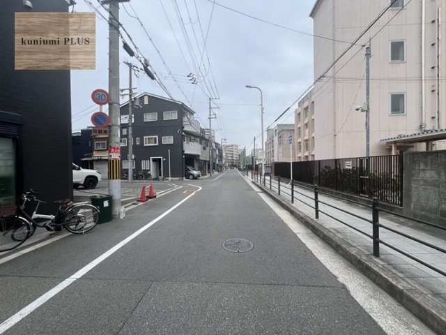 大阪市都島区毛馬町4丁目の前面道路含む現地写真