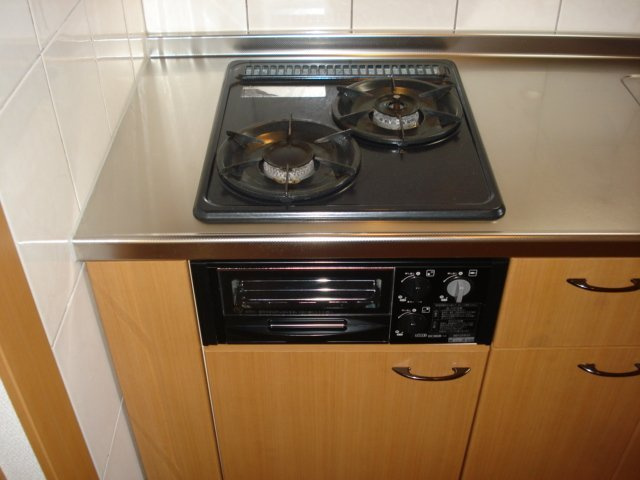 スモールウィンの設備|２口ガスコンロ