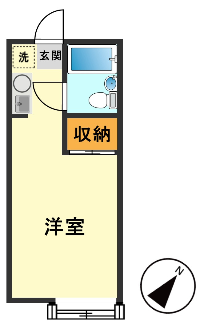 サンプレイスSの玄関