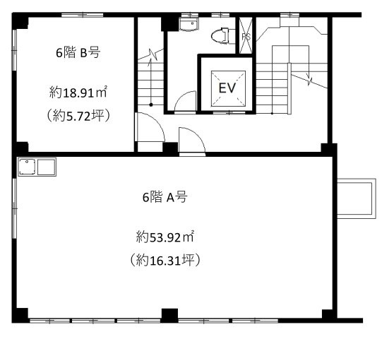 楽ビルの間取り