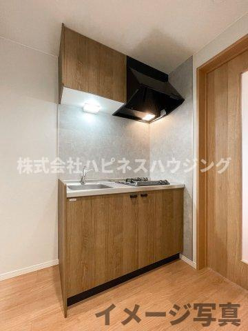 （仮称）キャメル柏の葉キャンパス7Aのキッチン|きれいなキッチンです