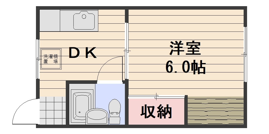 カーサ岡南の間取り