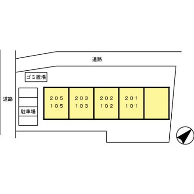 【区画図】 | ハイツ藤江