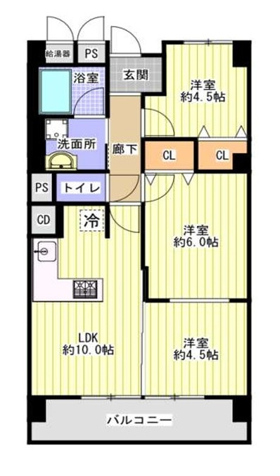 コスモハイツ守口の間取り|間取り図はいかがですか？ご希望を叶える間取りですか？リビングの広さは？水回りの位置は？カウンターキッチン？など色々な情報が集約されています。弊社ではリフォームなどのご相談も承っております。