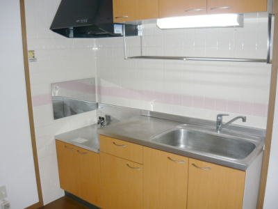 シャルマンⅡのキッチン|お料理しやすいキッチンです