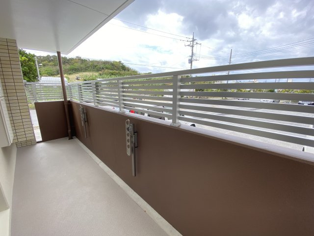 マンションエクセルハエバルのバルコニー