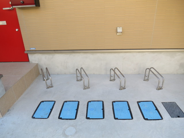 プリュネルのその他共用部分|敷地内に駐輪スペースあります♪