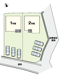 URBANSTYLE　KIP下豊岡町1期の区画図|1号棟のご案内です。