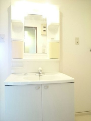 【洗面所】 | シャン・デ・ソレイユ | 広い洗面スペース