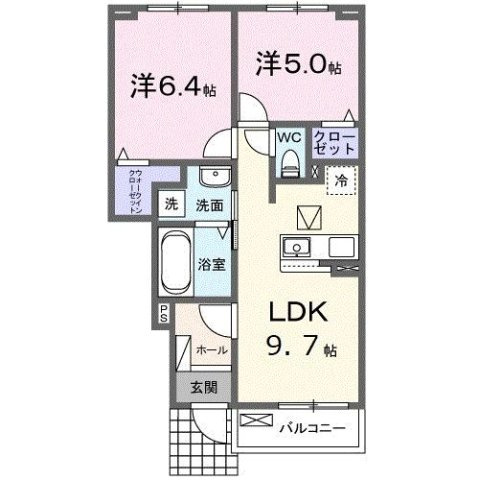 ブリックフォレストの間取り