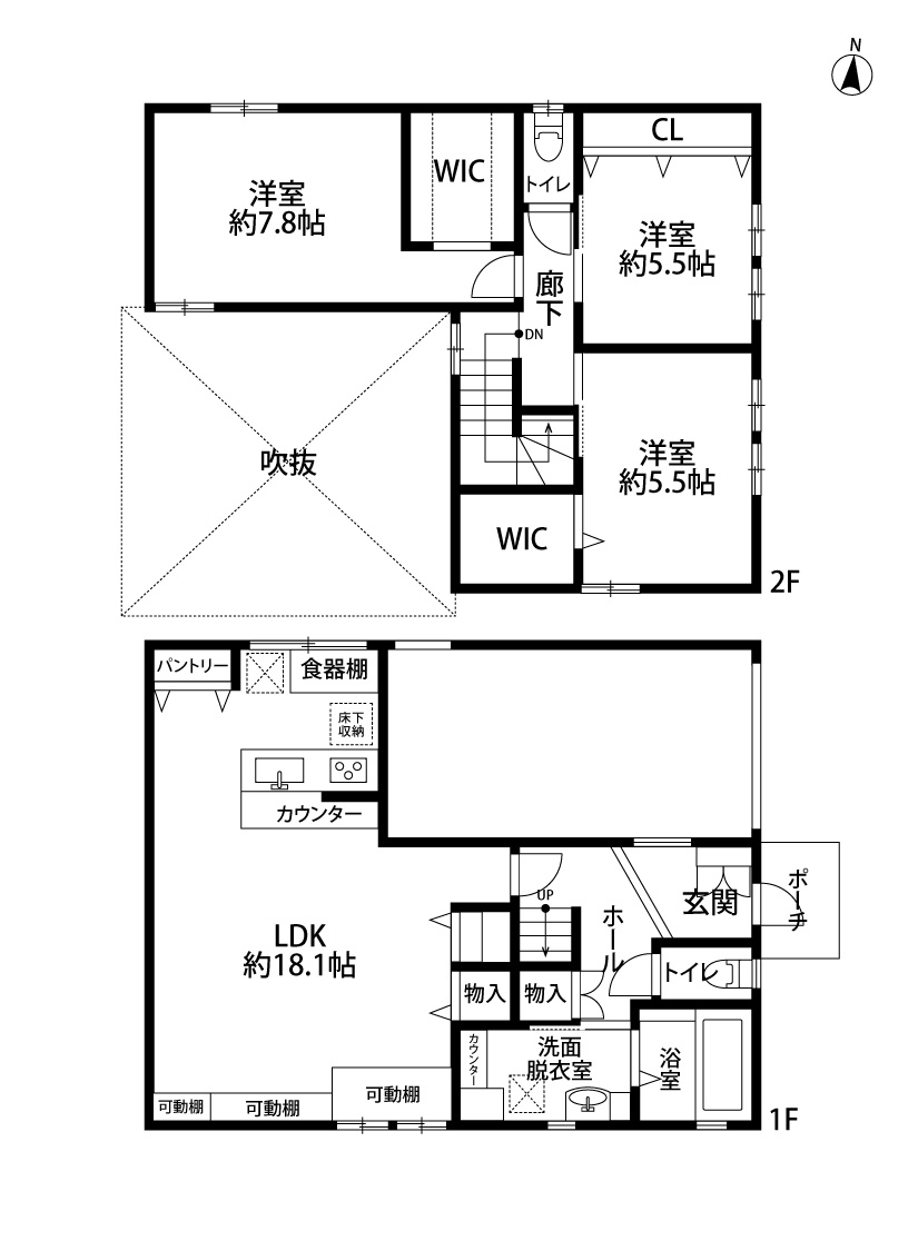 東大阪市御厨南2丁目の間取り