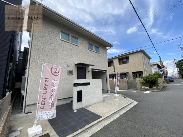 東大阪市御厨南2丁目の前面道路含む現地写真