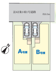 【区画図】 | 千葉市稲毛区宮野木町　新築分譲住宅A号棟 | 千葉市稲毛区宮野木町　A号棟