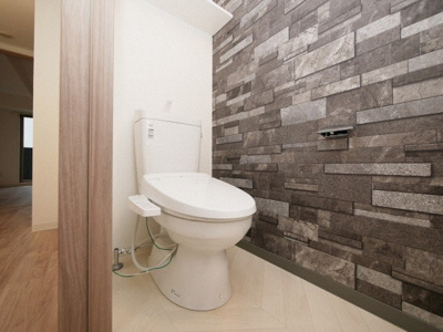 【トイレ】 | La Douceur谷町 | 清潔感のあるトイレです